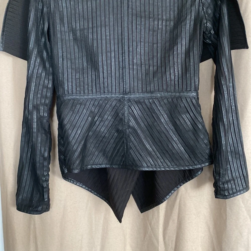 My Tribe Black Leather Jacket - Picture 13 of 16